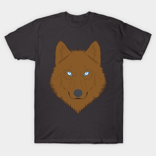 Brown wild wolf T-Shirt